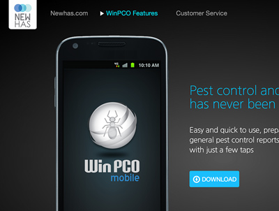 WinPCO App Landing Page